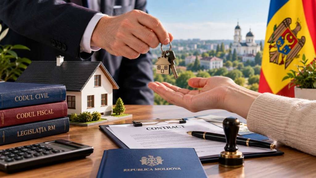 Продажа недвижимости в Молдове — передача ключей покупателю, договор, законодательство и оформление сделки.