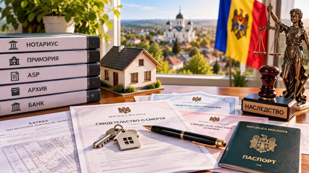 Документы для вступления в наследство в Молдове — нотариус, примэрия, ASP, архив и оформление недвижимости с 2026 года